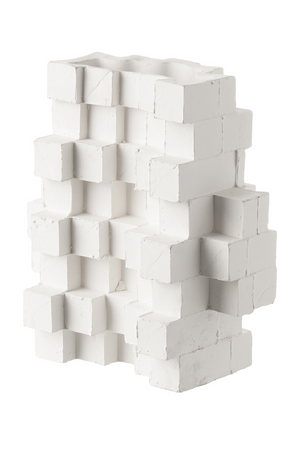 White Ceramic Modern Vase | Liang & Eimil Bloc | Oroa.com