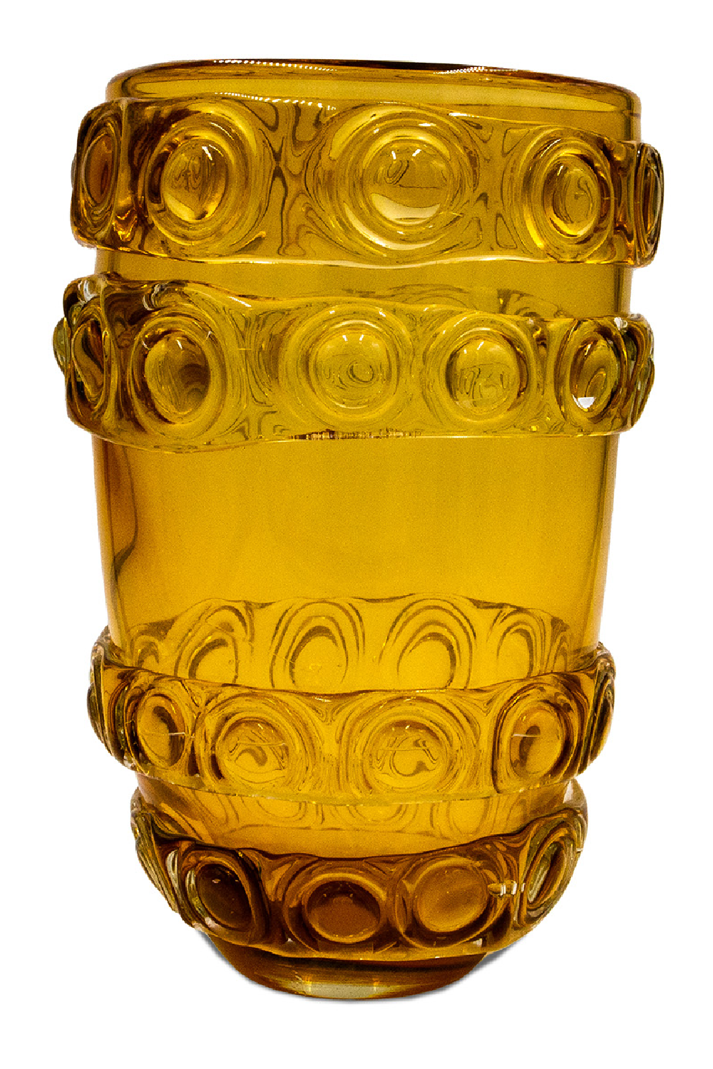 Amber Embossed Glass Vase | Liang & Eimil Bumble | Oroa.com