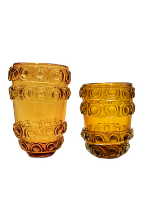 Amber Embossed Glass Vase | Liang & Eimil Bumble | Oroa.com
