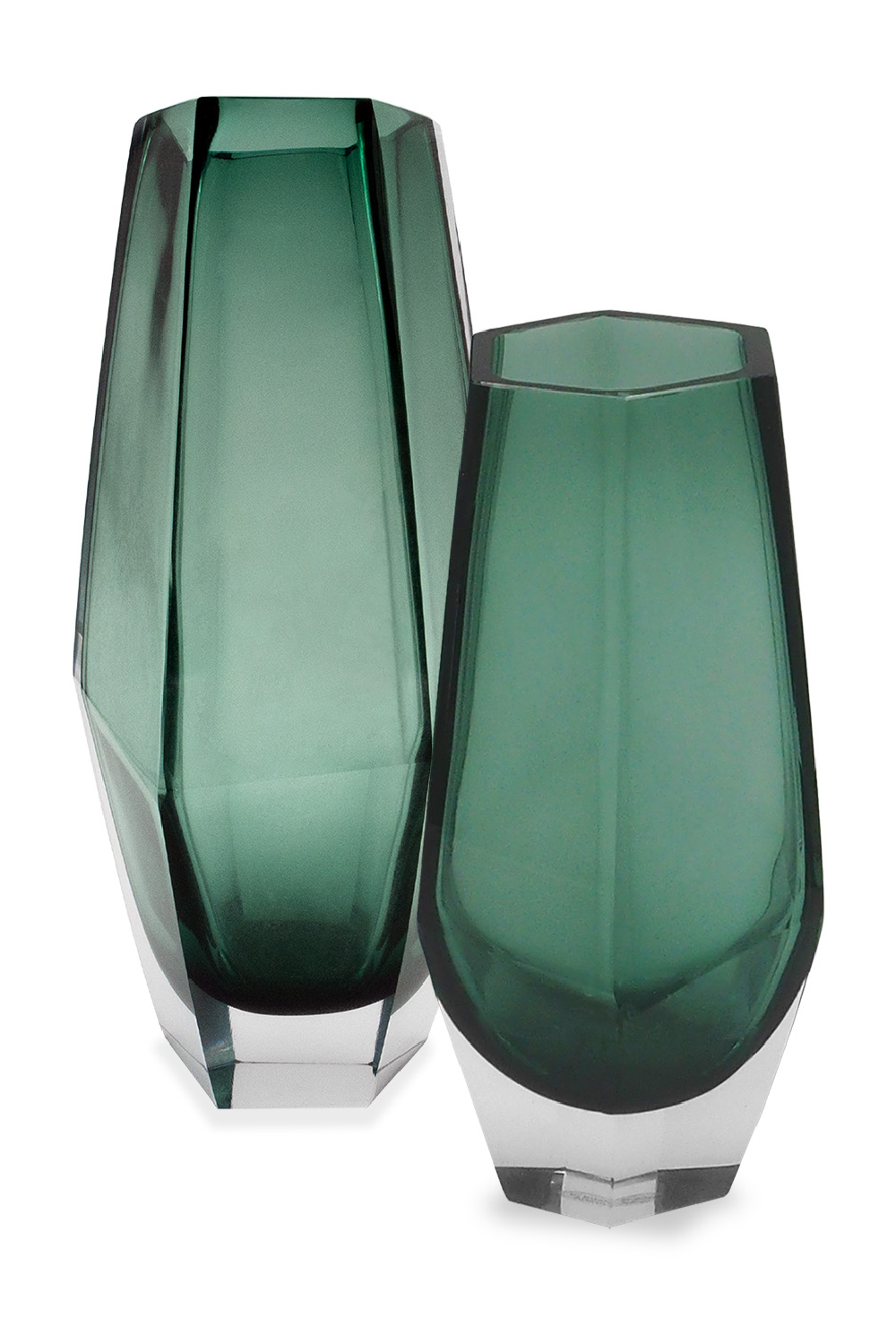 Green Glass Modern Vase | Liang & Eimil Wiley | Oroa.com