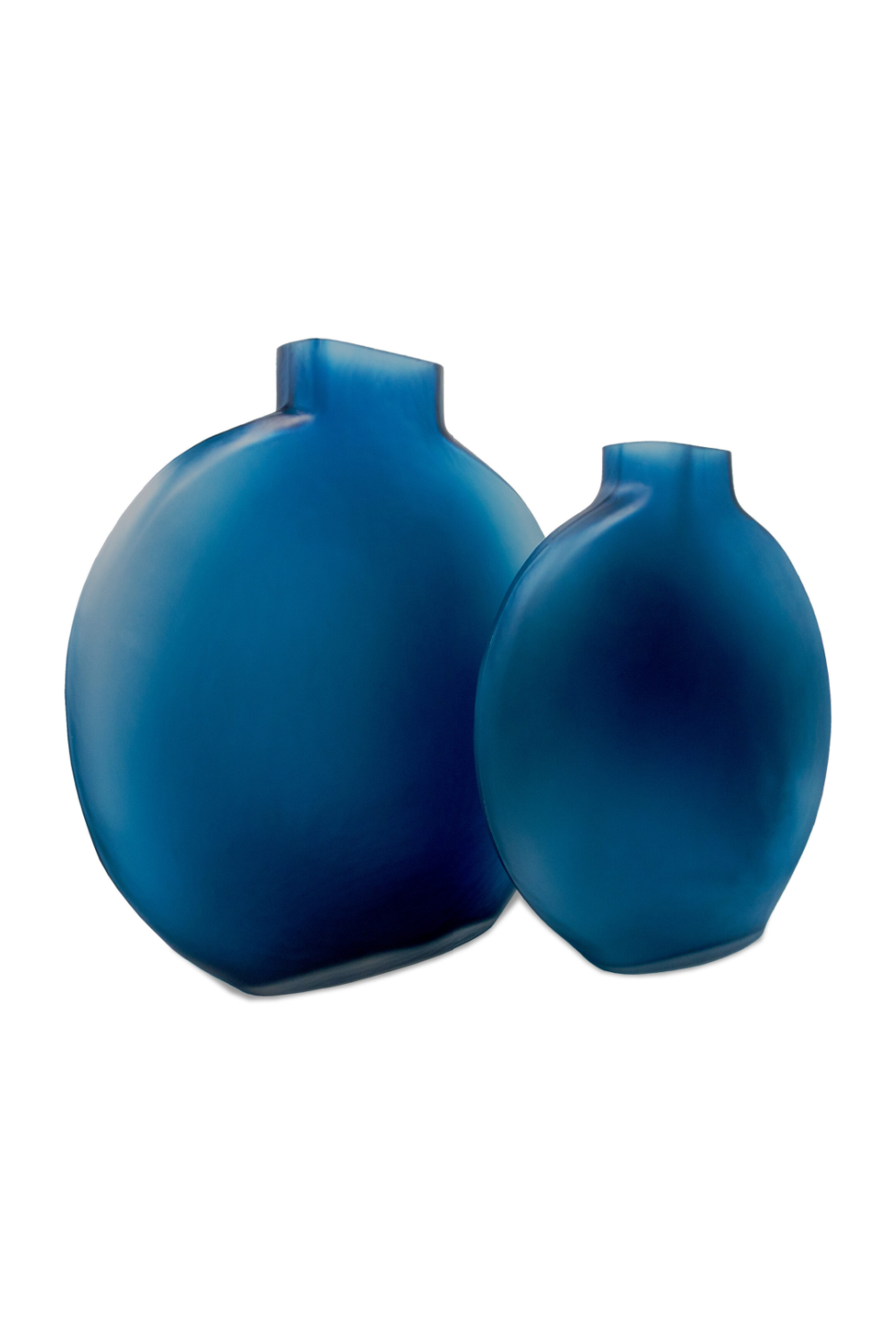 Blue Glass Round Vase | Liang & Eimil Ocean | Oroa.com