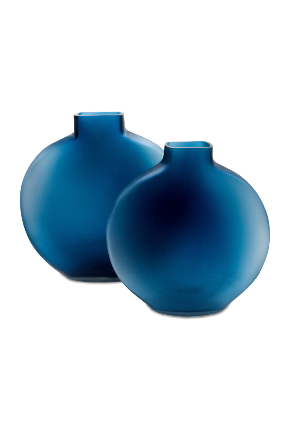 Blue Glass Round Vase | Liang & Eimil Ocean | Oroa.com