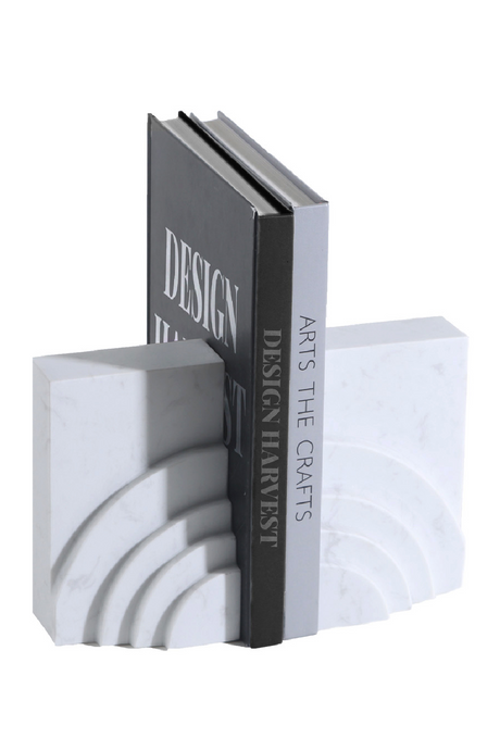 White Marble Book Ends | Liang & Eimil Eccleston | Oroa.com