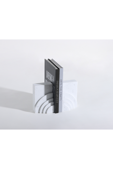 White Marble Book Ends | Liang & Eimil Eccleston | Oroa.com