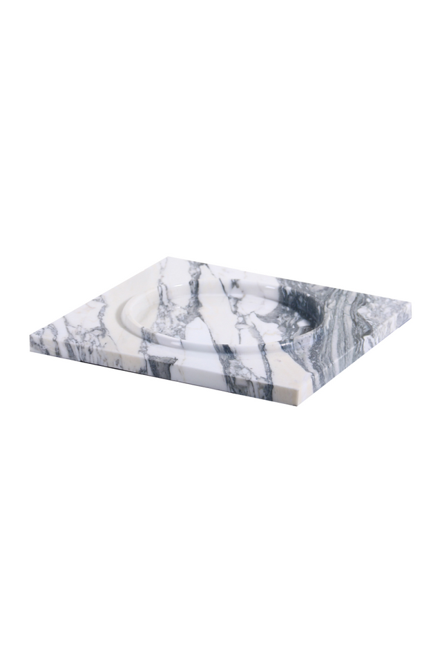 White Marble Square Tray | Liang & Eimil Campo | Oroa.com
