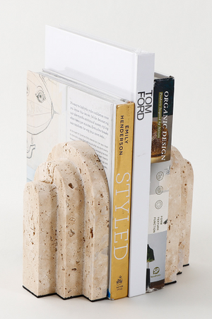 Beige Travertine Bookends | Liang & Eimil Empire | Oroa.com