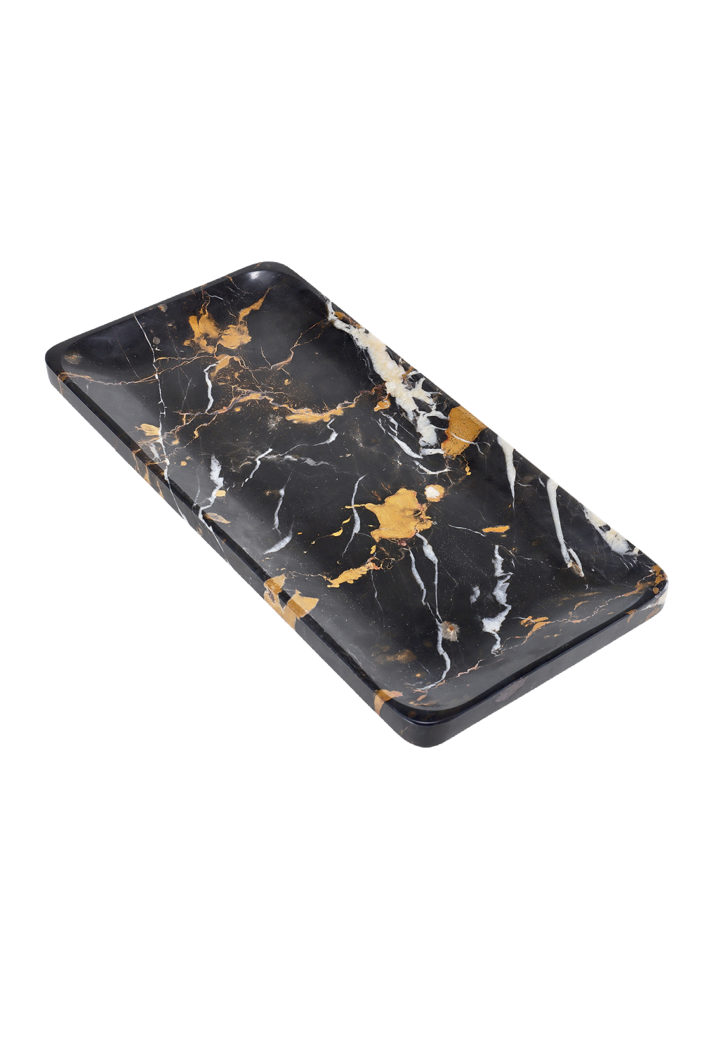 Black Marble Modern Tray | Liang & Eimil Horus | Oroa.com