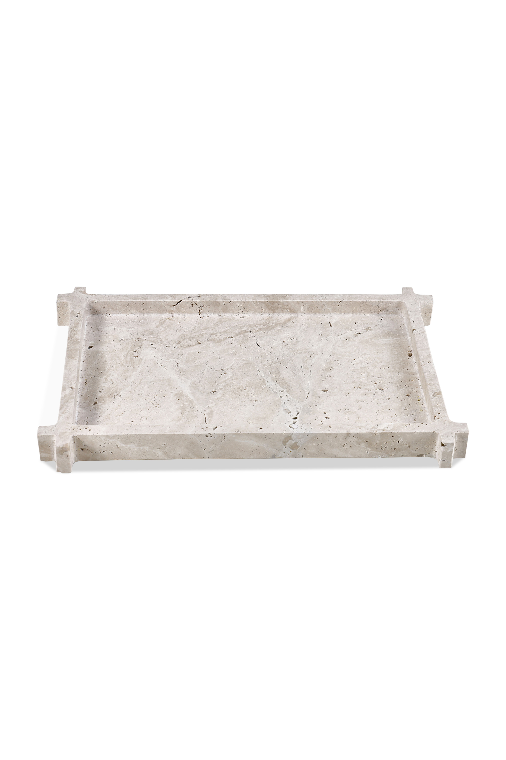 Beige Travertine Tray | Liang & Eimil Roche | Oroa.com