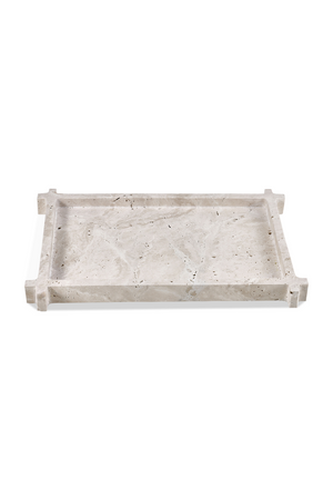 Beige Travertine Tray | Liang & Eimil Roche | Oroa.com