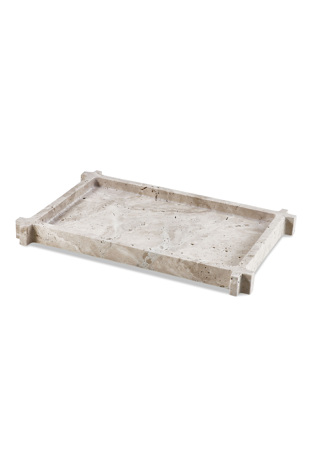 Beige Travertine Tray | Liang & Eimil Roche | Oroa.com