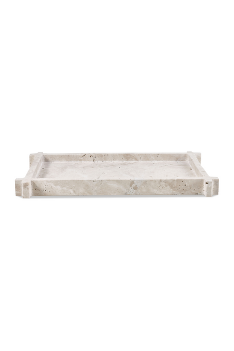 Beige Travertine Tray | Liang & Eimil Roche | Oroa.com