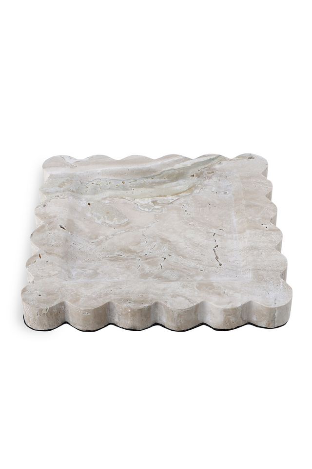Beige Scalloped Tray | Liang & Eimil Aurelia | Oroa.com