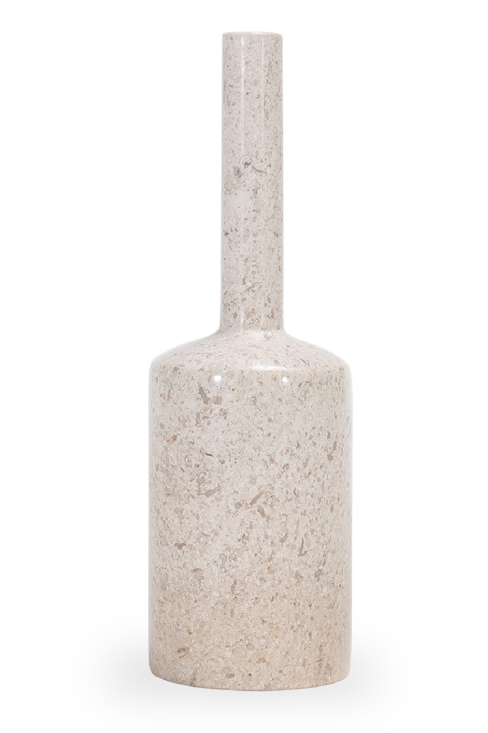 Beige Marble Bottle Sculpture | Liang & Eimil Lola | Oroa.com