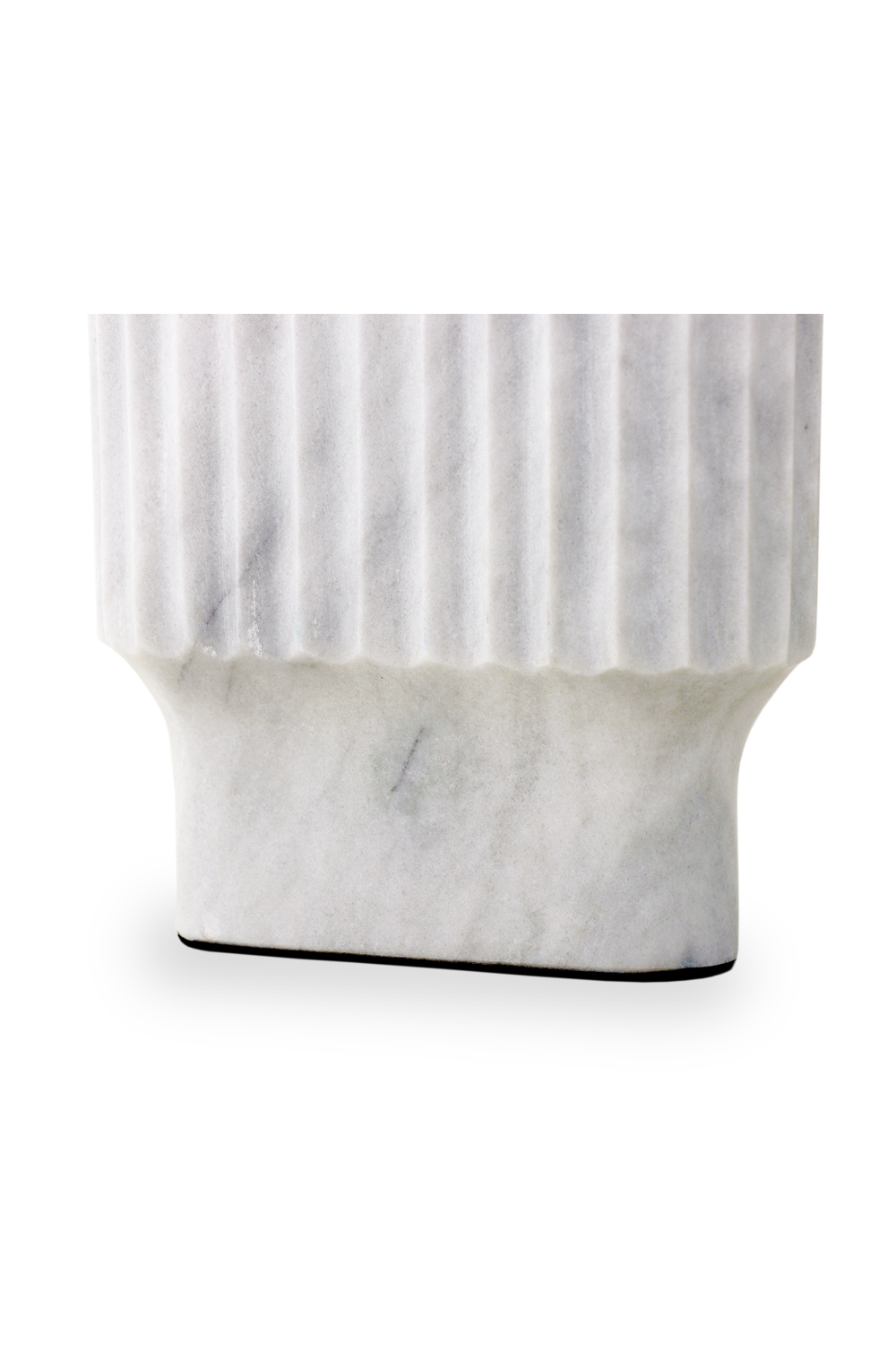 White Marble Ribbed Vase | Liang & Eimil Renzo | Oroa.com