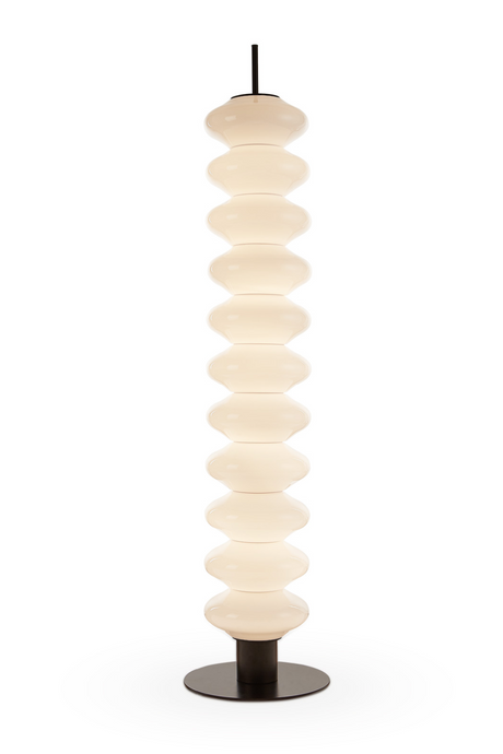 Stacked White Glass Floor Lamp | Liang & Eimil Jana | Oroa.com