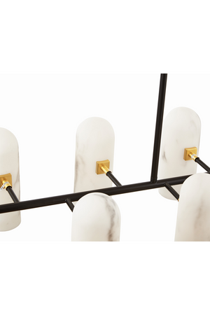 Alabaster Shades Linear Chandelier | Liang & Eimil Amatti | Oroa.com