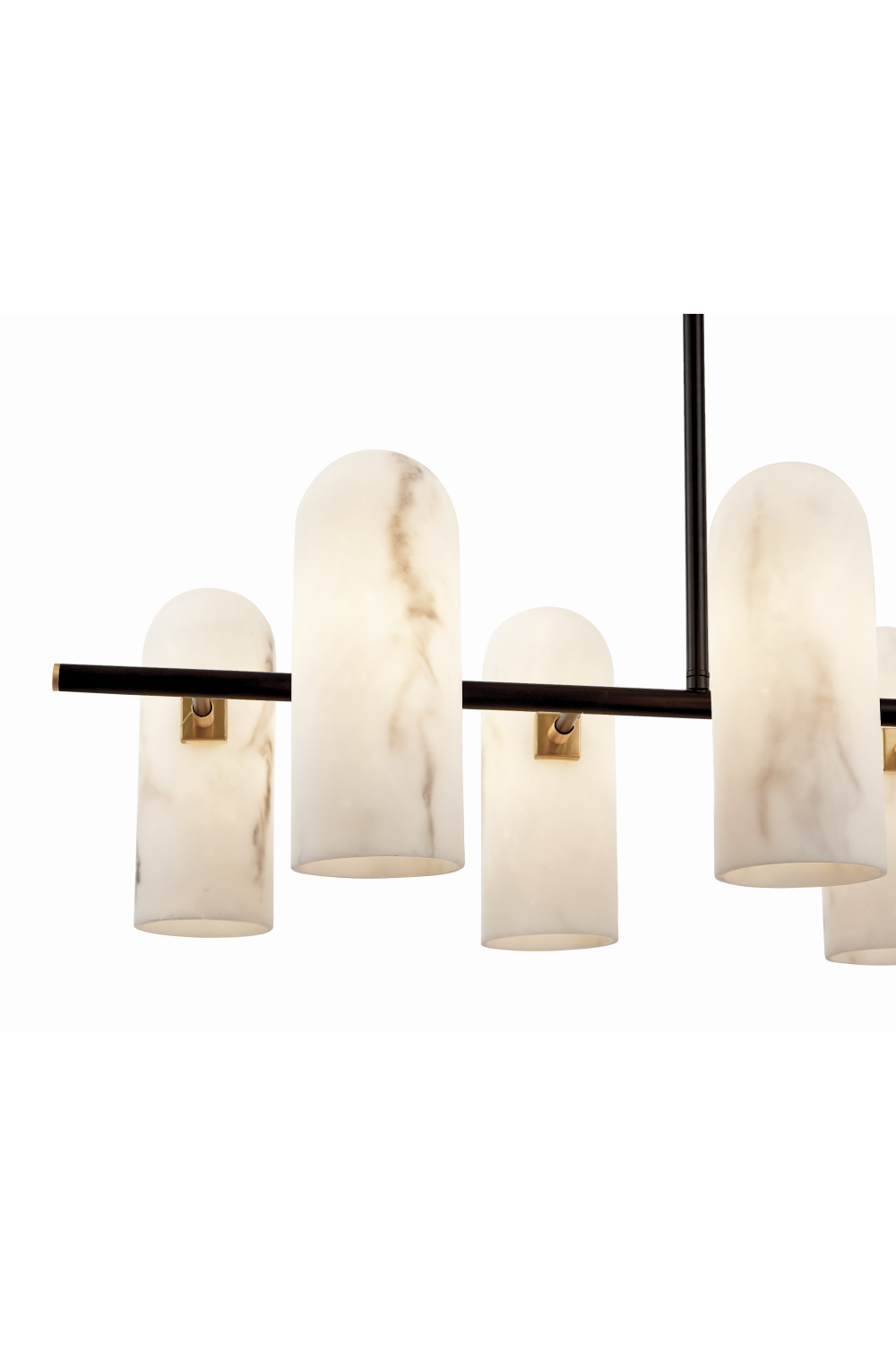 Alabaster Shades Linear Chandelier | Liang & Eimil Amatti | Oroa.com