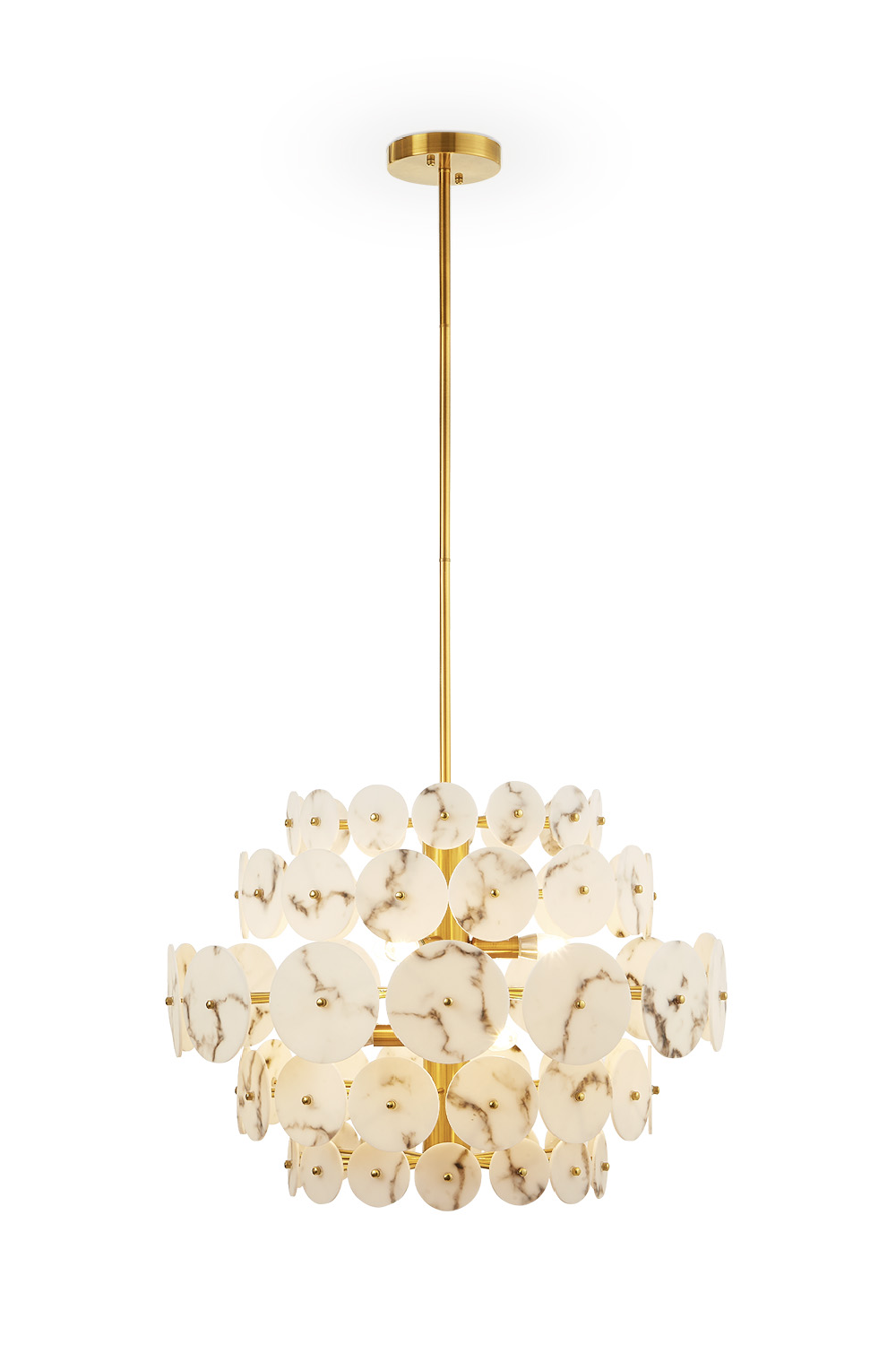 Alabaster Discs Chandelier | Liang & Eimil Momo | Oroa.com