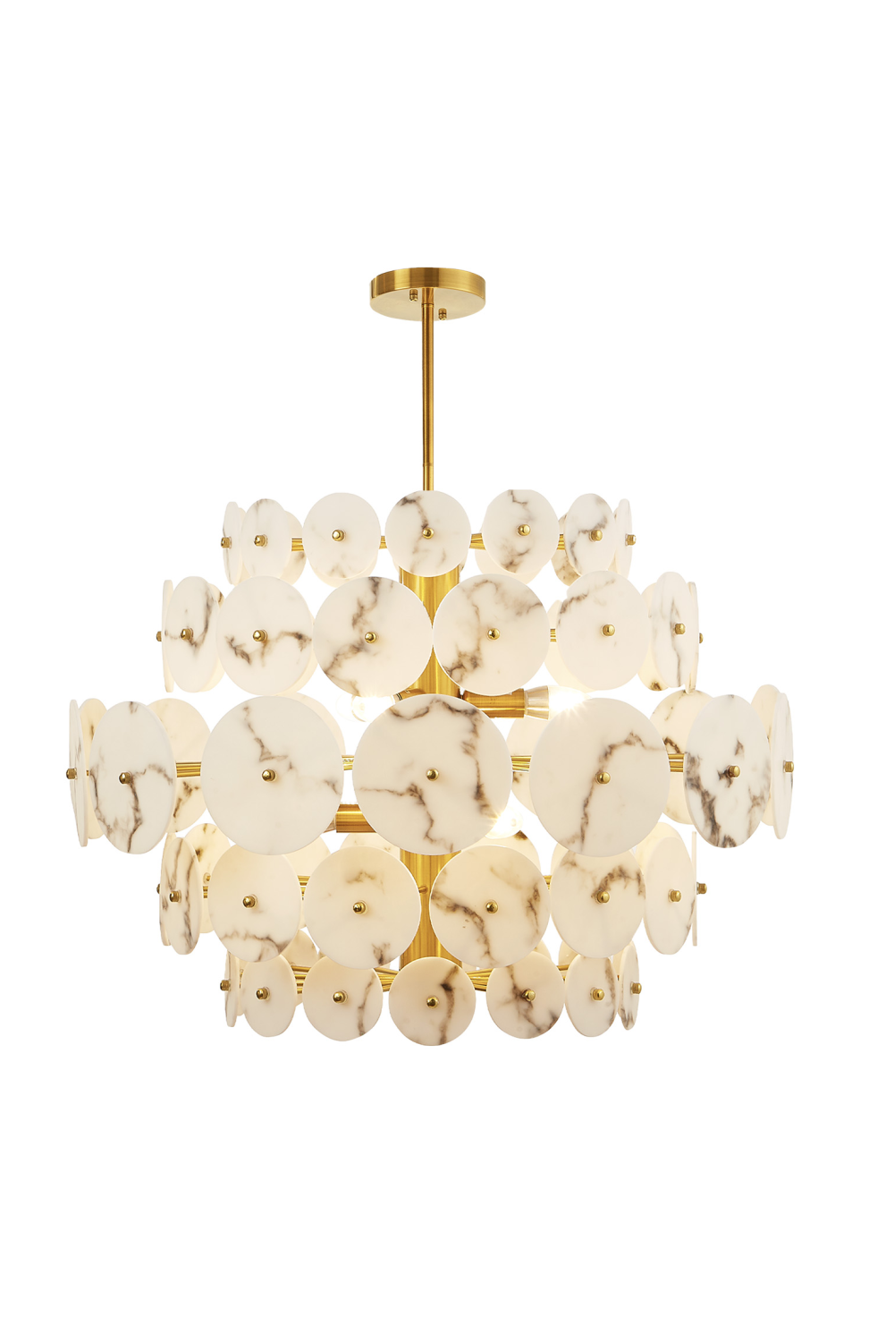 Alabaster Discs Chandelier | Liang & Eimil Momo | Oroa.com