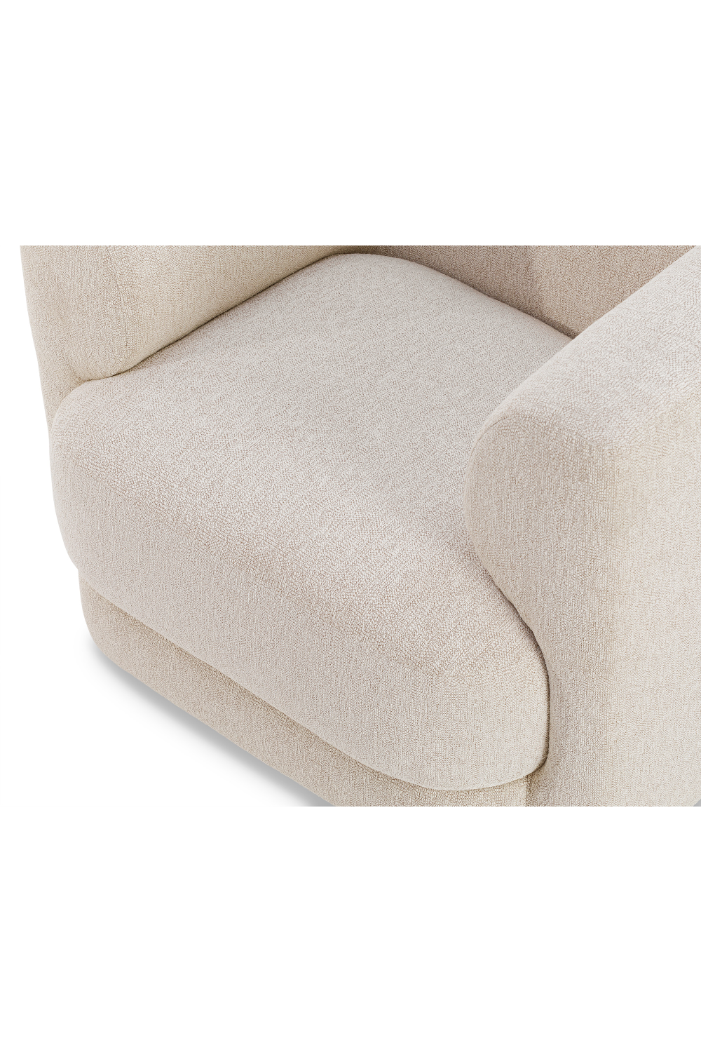 Bouclé Barrel Occasional Chair | Liang & Eimil Lexington | Oroa.com