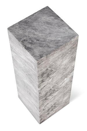 Gray Marble Pedestal | Liang & Eimil Long | Oroa.com