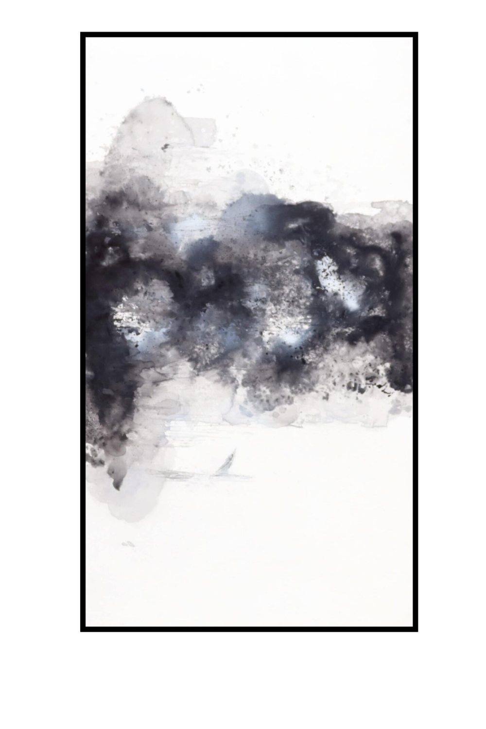 Black Abstract Oil Painting | Liang & Eimil Flow III | Oroa.com