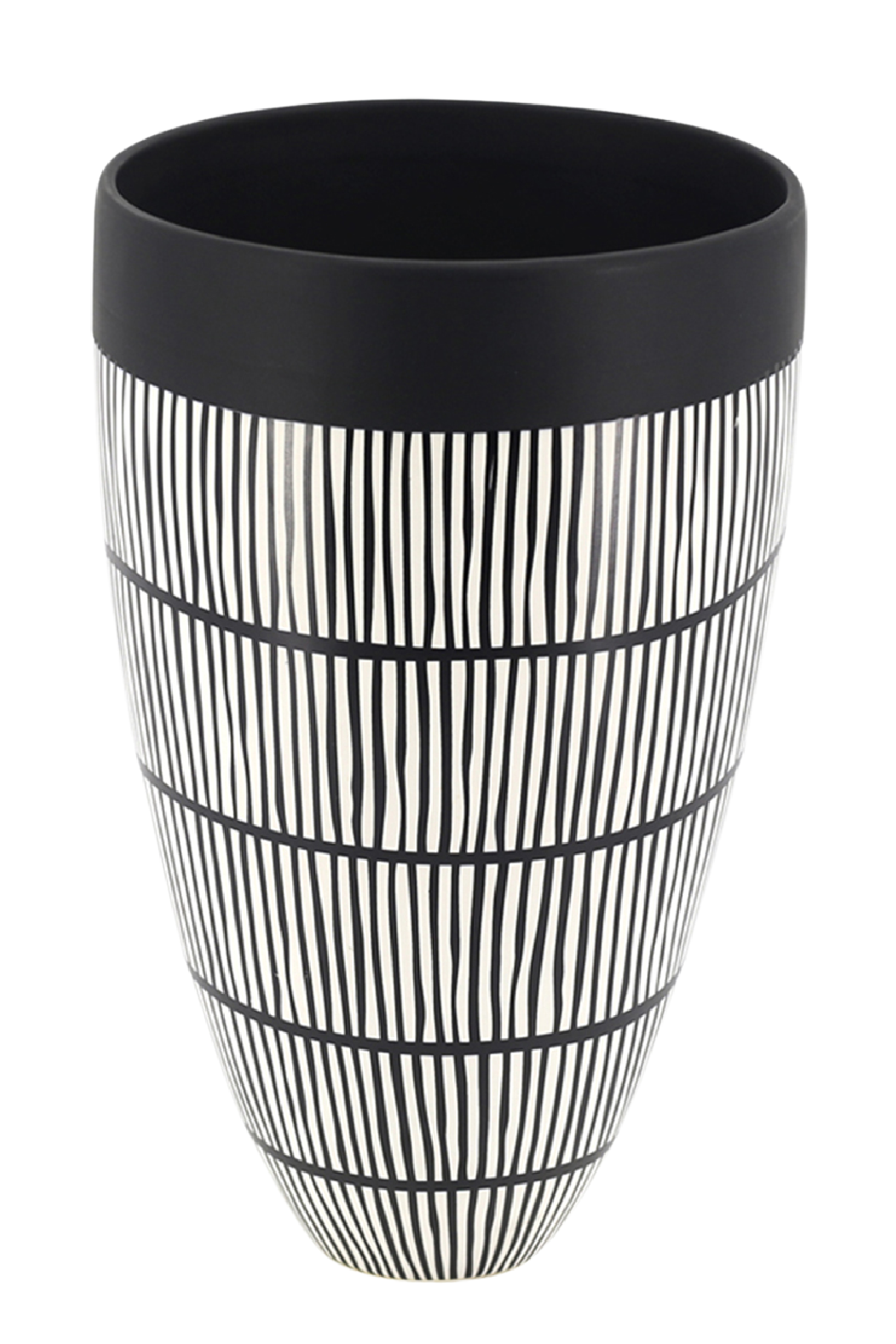 Line Patterned Ceramic Vase | Liang & Eimil Birch I | OROA.com