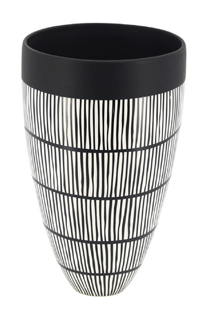 Line Patterned Ceramic Vase | Liang & Eimil Birch I | OROA.com