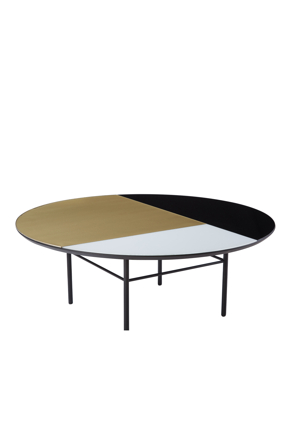 Tri-Color Round Coffee Table | Liang & Eimil Orphenus | OROA.com