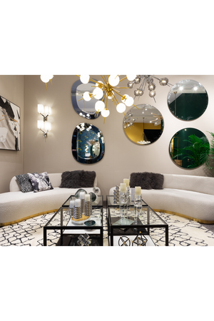 Round Bevelled Edge Accent Mirror | Liang & Eimil Como | Oroa.com