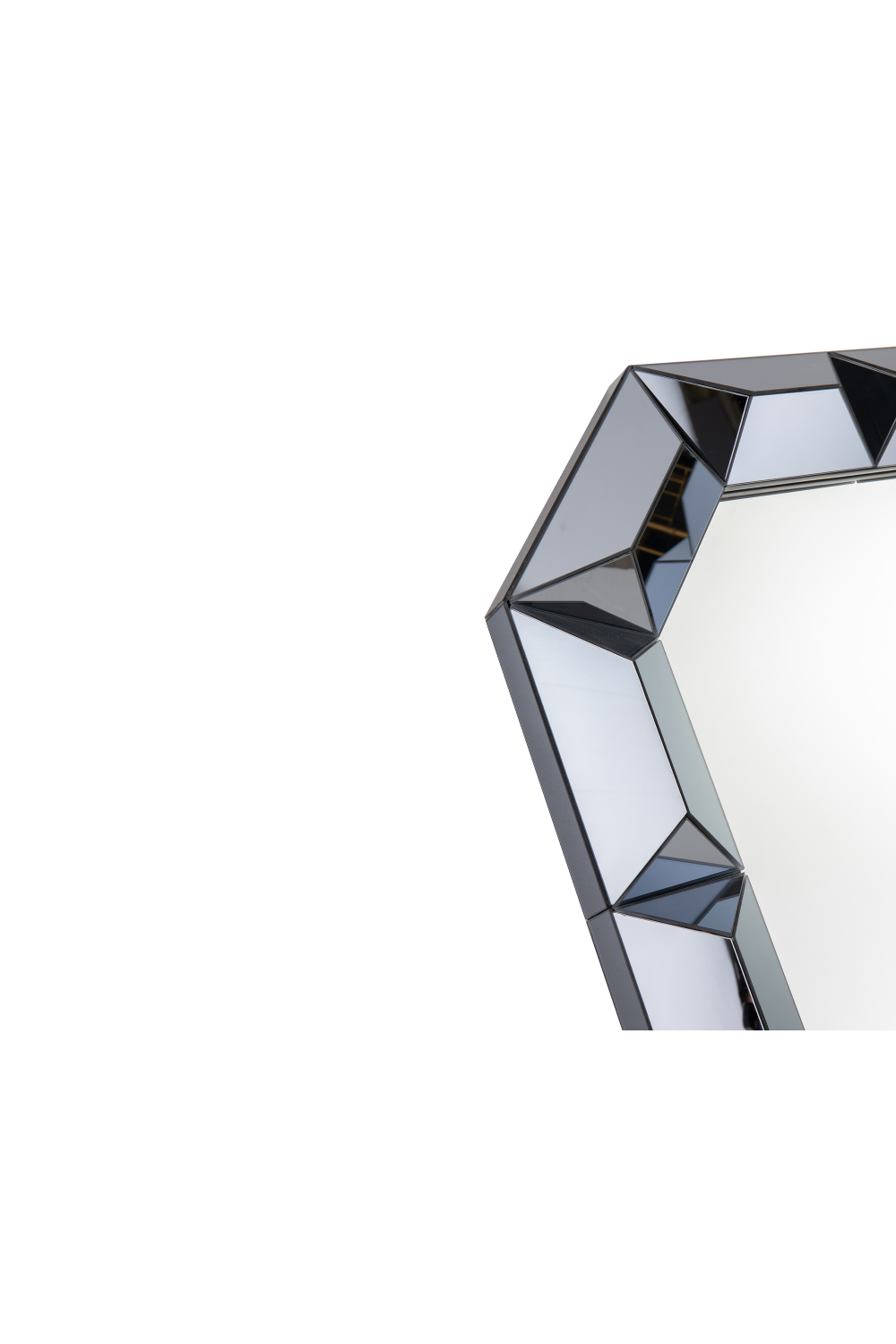 Octagonal Gray Mirror | Liang & Eimil Galiano | Oroa.com