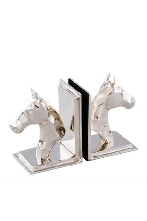Silver Horse Bookend | Liang & Eimil Pegasus | Oroa.com
