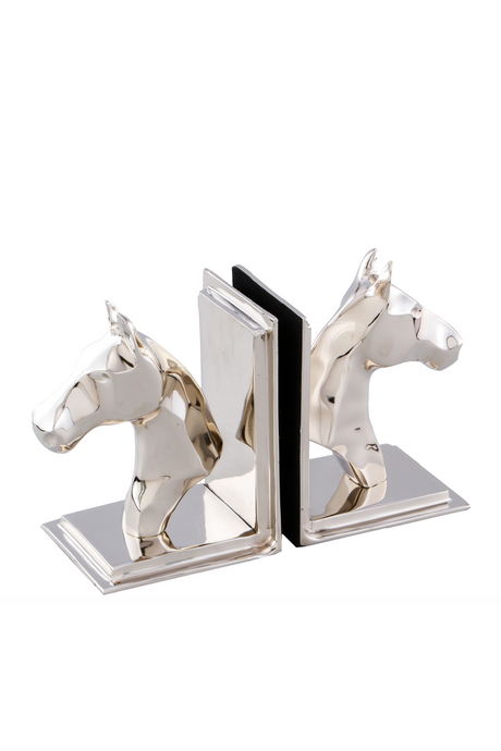 Silver Horse Bookend | Liang & Eimil Pegasus | Oroa.com