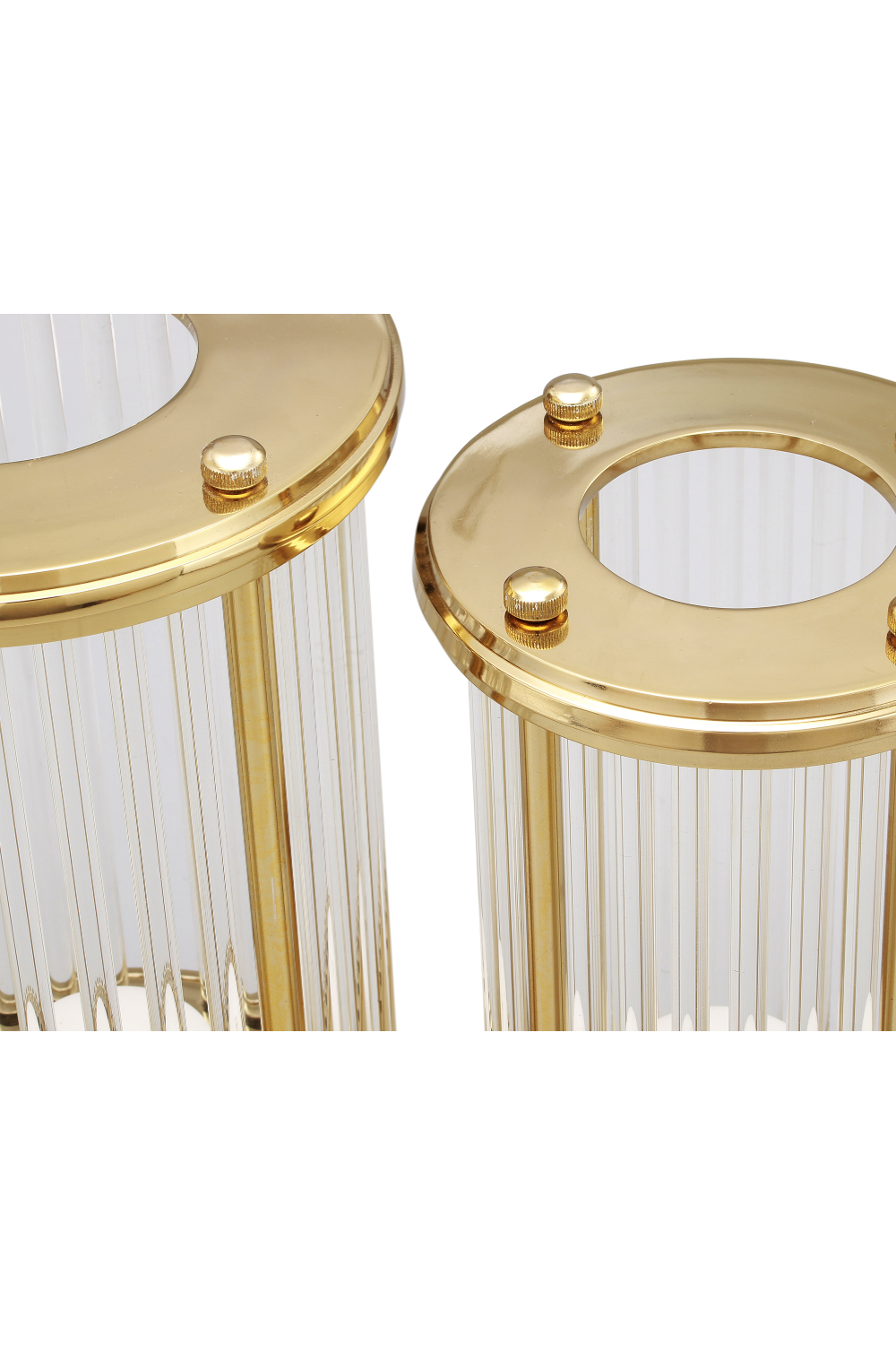 Gold Hurricane Candle Holder (L) | Liang & Eimil Bethany | Oroa.com