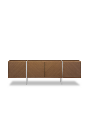 Brown Wooden Contemporary Sideboard | Liang & Eimil Nautilus | OROA.com