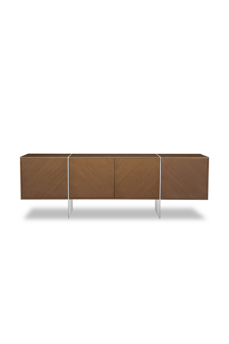 Brown Wooden Contemporary Sideboard | Liang & Eimil Nautilus | OROA.com