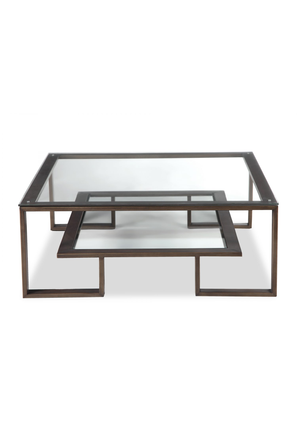 Bronze Framed Glass Coffee Table | Liang & Eimil Mayfair | Oroa.com