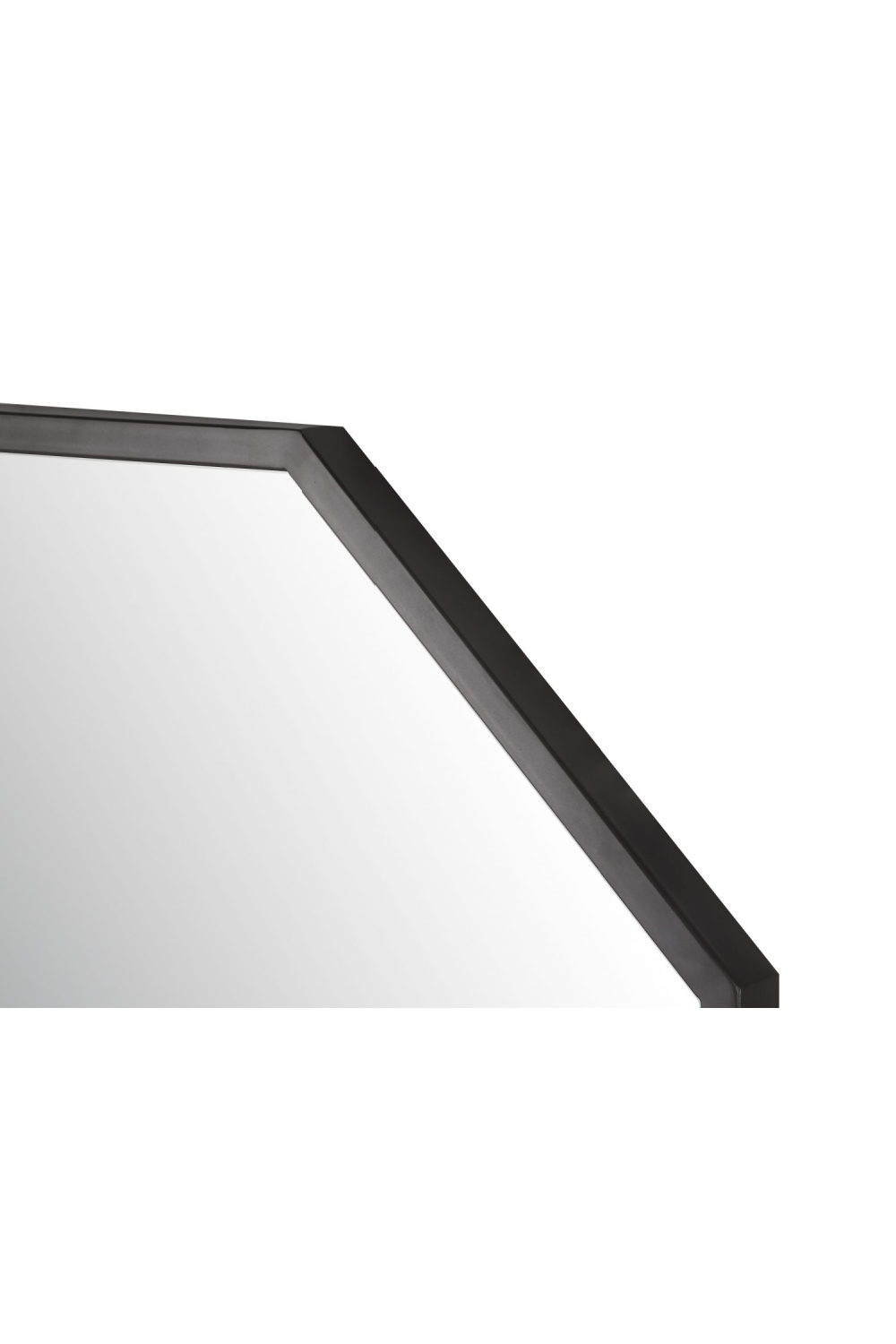 Dark Brown Octagonal Mirror | Liang & Eimil Geo | Oroa.com