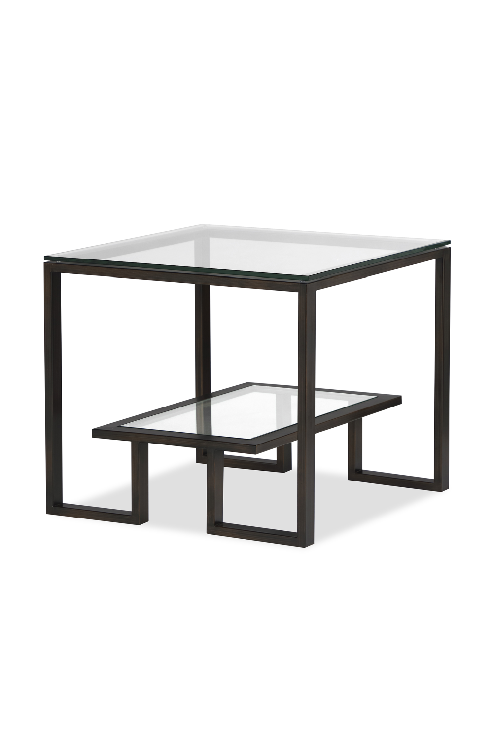 Glass Bronze Frame Side Table | Liang & Eimil Mayfair | Oroa.com