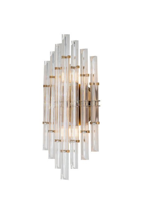 Faceted Glass Rods Wall Lamp | Liang & Eimil Drop | OROA.com
