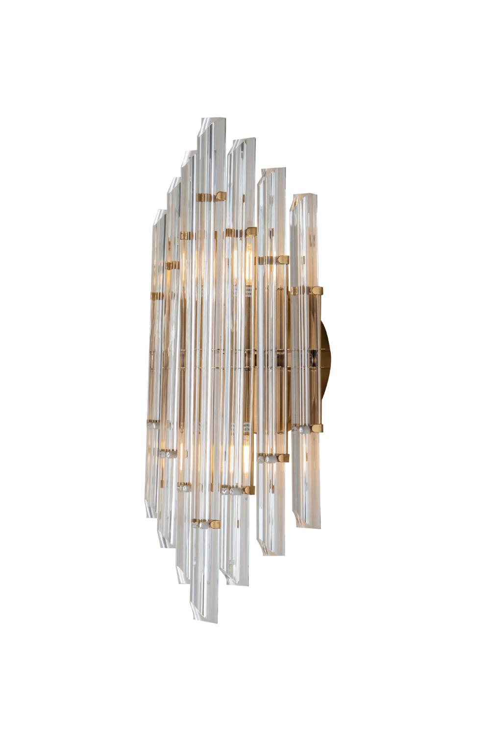 Faceted Glass Rods Wall Lamp | Liang & Eimil Drop | OROA.com