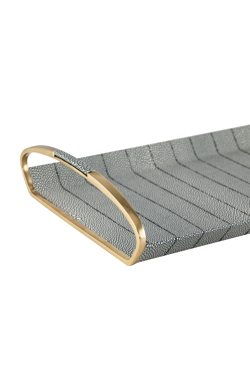 Modern Shagreen Tray | Liang & Eimil Linea | OROA.com