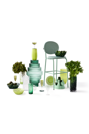 Multi-Colored Coupe Glass | Pols Potten Cuttings | Oroa.com