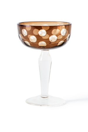 Multi-Colored Coupe Glass | Pols Potten Cuttings | Oroa.com