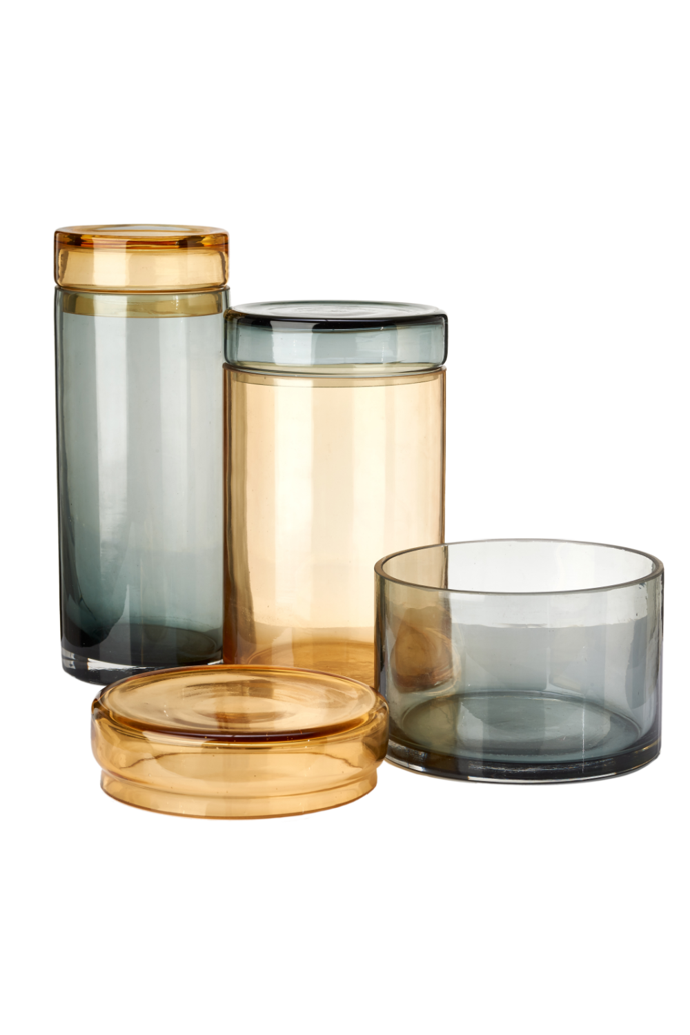 Brown Glass Caps and Jars | Pols Potten | Oroa.com