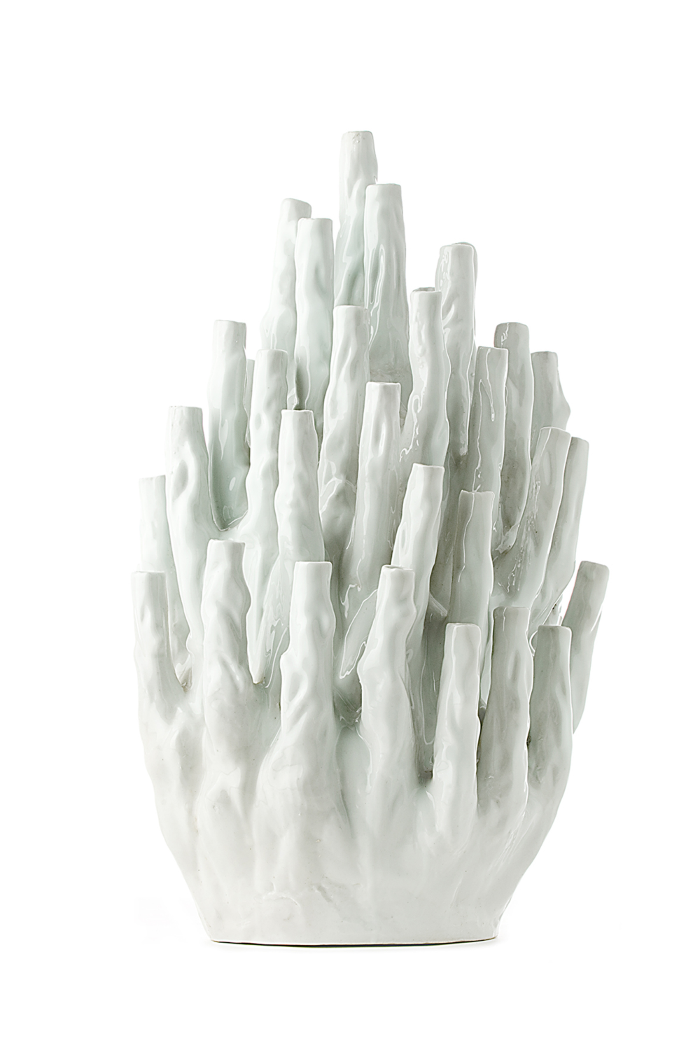 White Porcelain Vase L | Pols Potten Coral | OROA.com