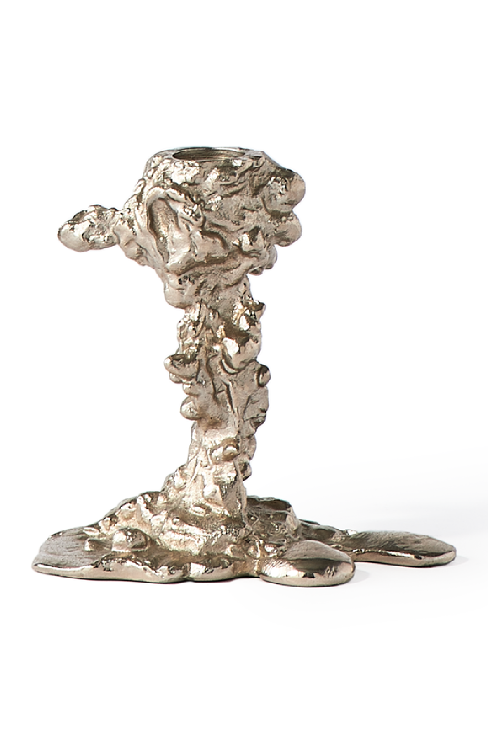 Silver Candle Holder S | Pols Potten Drip | Oroa.com