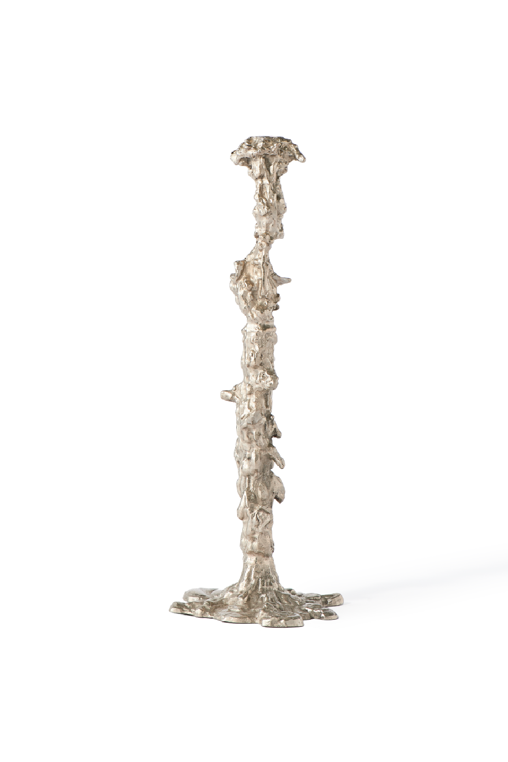 Silver Candle Holder XXL | Pols Potten Drip | Oroa.com