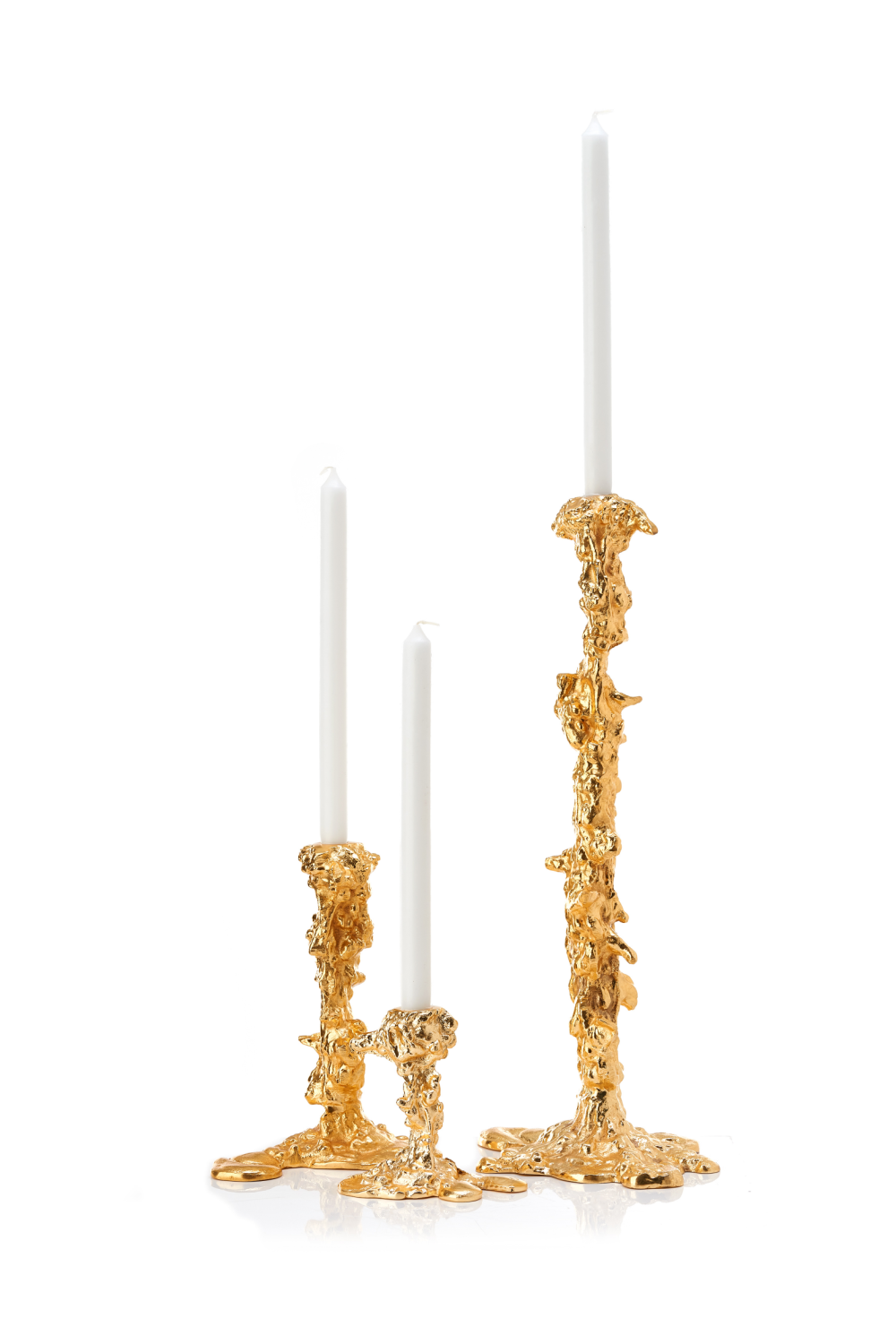 Gold Candle Holder XXL | Pols Potten Drip | Oroa.com