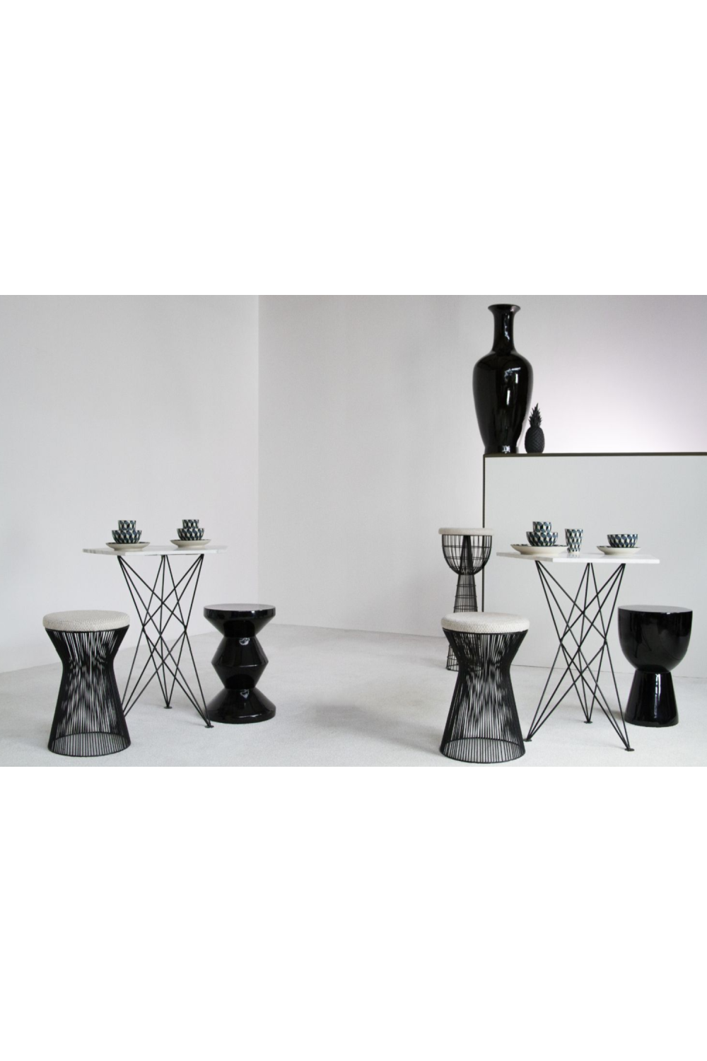 Lacquered Accent Stool | Pols Potten Tam Tam | Oroa.com